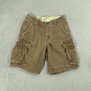 Vintage Hollister Surf Cargo Shorts Men 28 Brown Skater Y2K Beach